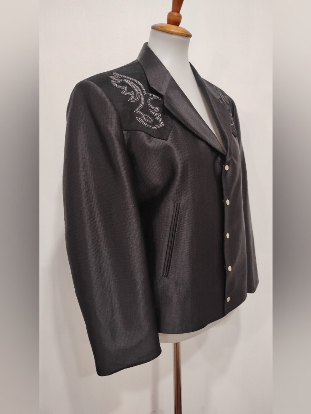 VINTAGE CIRCLE S CROPPED WESTERN JACKET